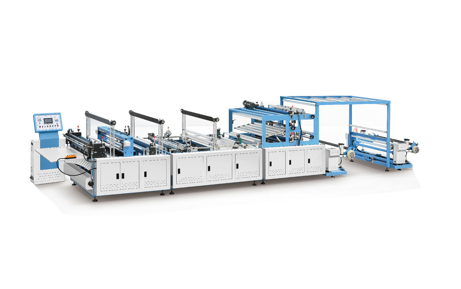 ZXL-1300雙放料無紡布制袋機(香蕉套袋、衛(wèi)浴潔具套袋、沙發(fā)套袋)
